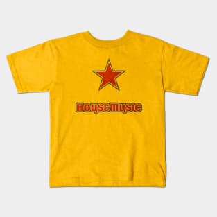 HOUSE MUSIC SOVIET STYLE Kids T-Shirt